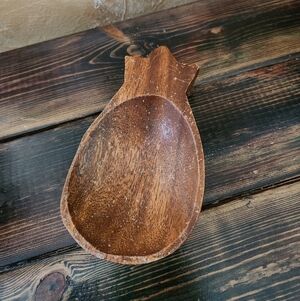 Wooden Pineapple Dish